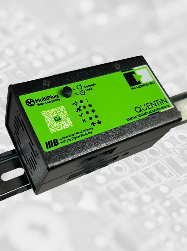 SMEMA Hermes Adaptor Side on Din Rail SMEMA Hermes Adaptor Side on Din Rail