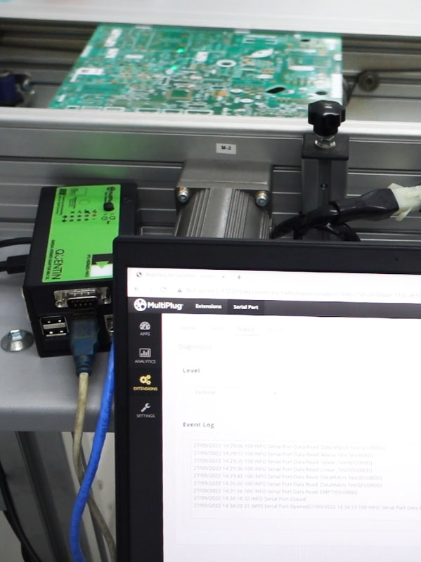 SMEMA Hermes Adaptor inside the Factory SMEMA Hermes Adaptor inside the Factory