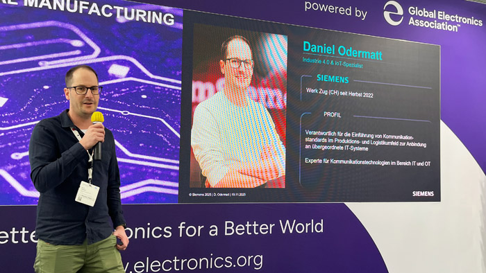 Daniel Odermatt from Siemens